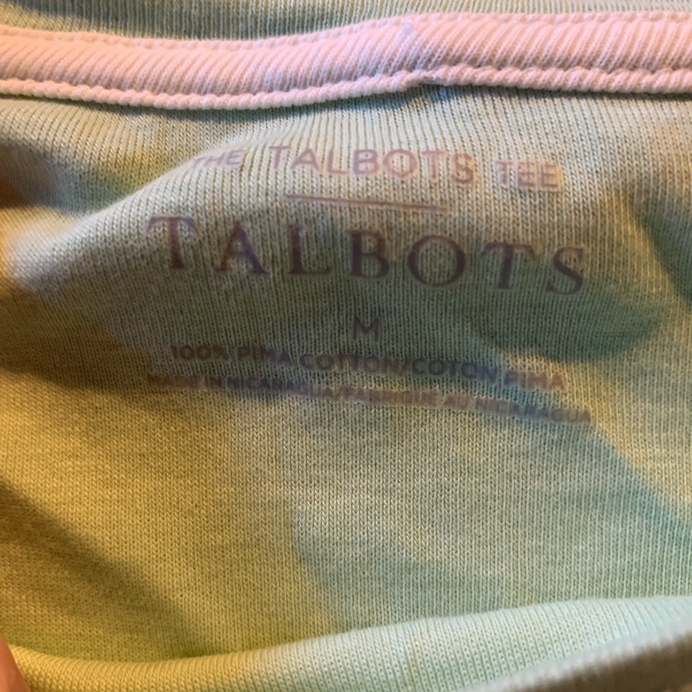Talbots Light Green Long Sleeve Top Size Medium - Picture 5 of 5